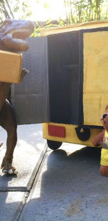 Postauto aus Pappe #2